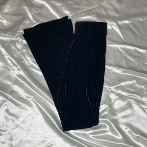 Velvet flared pants